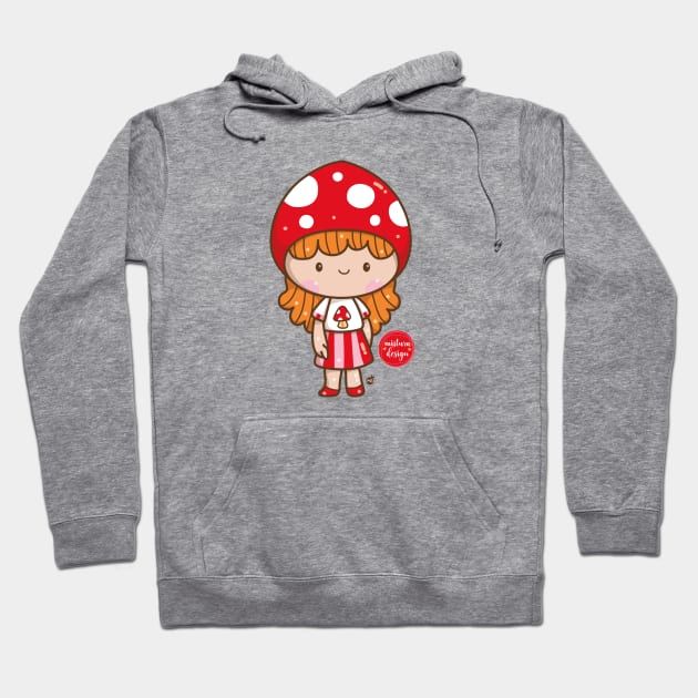 Paulina Mushroom MS Hoodie by MisturaDesign